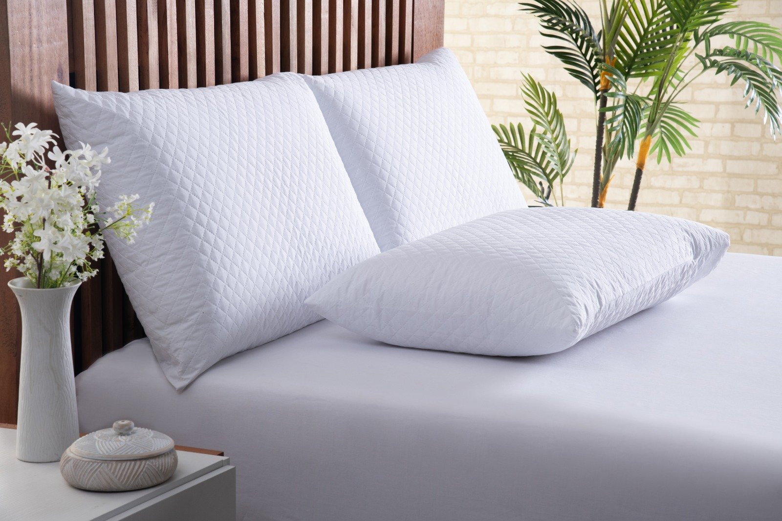 Protetor de Travesseiro Matelado Impermeável 50cm x 70cm - Imagem 2