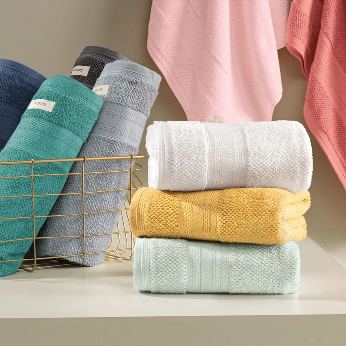 Toalha de Rosto Karsten 100% Algodão Empire - Imagem 2