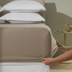 Lençol com Elástico Karsten 100% Algodão Percal 200 Fios King