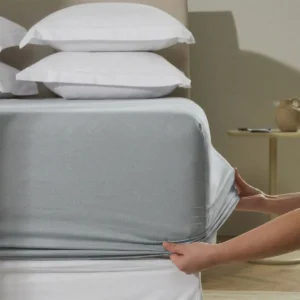 Lençol com Elástico Karsten 100% Algodão Percal 200 Fios Casal