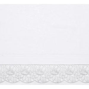 Kit 2 Toalhas Social 30cm x 50cm Algodão Egípcio Cristal Renda Paola Buettner