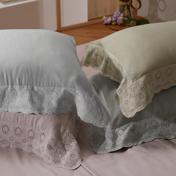 Jogo de Cama Bordado Marselle 100% Algodão - Imagem 5